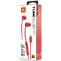 JBL Tune 310C Auriculares Intrauditivos con Micrófono USB-C Pure Bass Rojo - JBLT310CRED